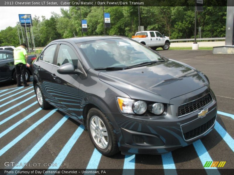 Cyber Gray Metallic / Dark Pewter/Dark Titanium 2013 Chevrolet Sonic LT Sedan