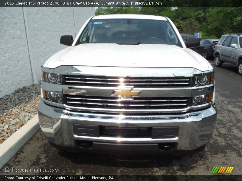 Summit White / Jet Black/Dark Ash 2015 Chevrolet Silverado 2500HD WT Crew Cab 4x4