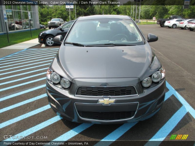 Cyber Gray Metallic / Dark Pewter/Dark Titanium 2013 Chevrolet Sonic LT Sedan