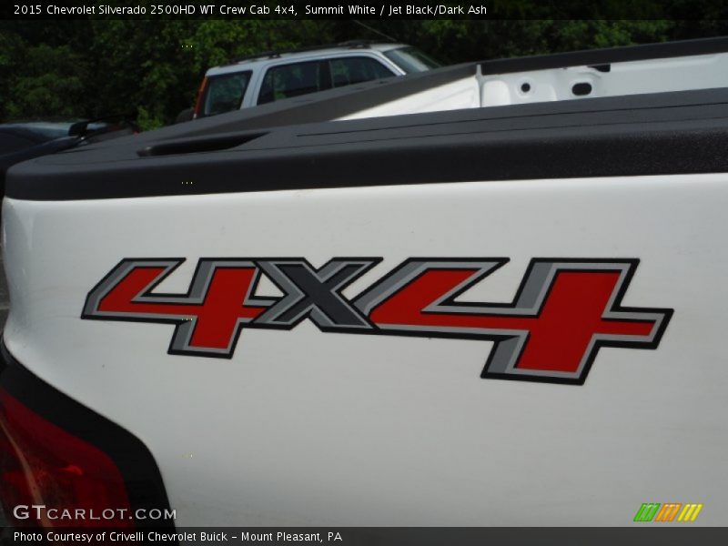 Summit White / Jet Black/Dark Ash 2015 Chevrolet Silverado 2500HD WT Crew Cab 4x4