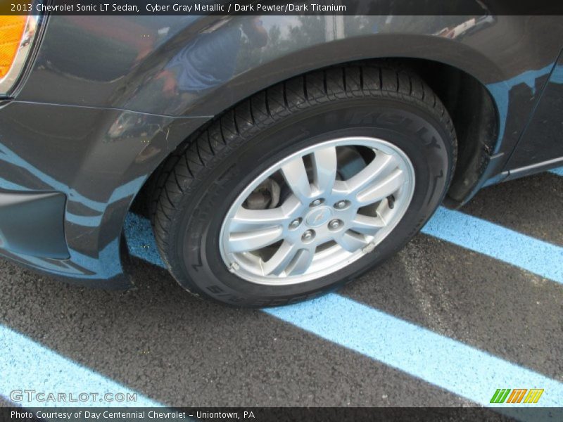 Cyber Gray Metallic / Dark Pewter/Dark Titanium 2013 Chevrolet Sonic LT Sedan