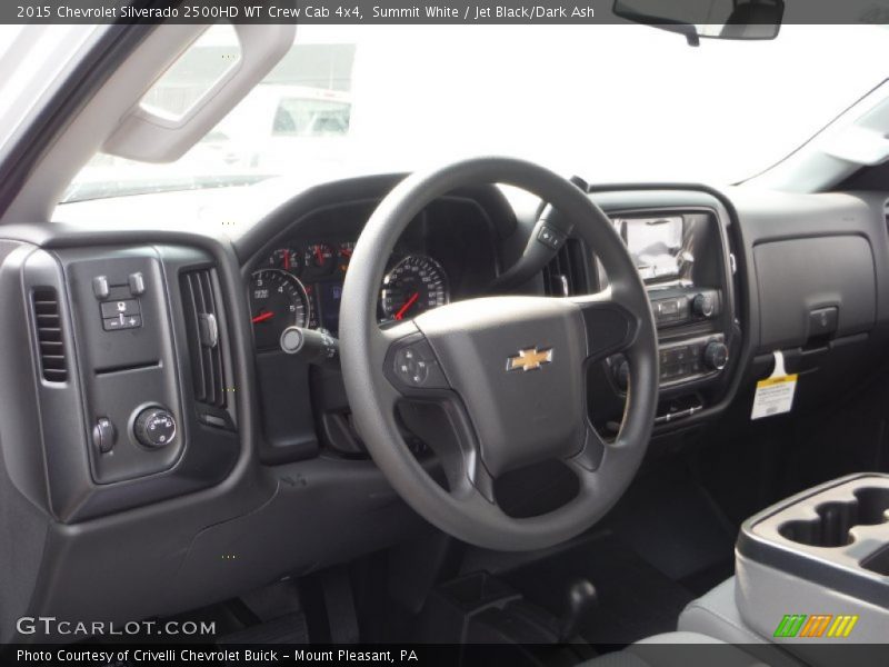 Summit White / Jet Black/Dark Ash 2015 Chevrolet Silverado 2500HD WT Crew Cab 4x4