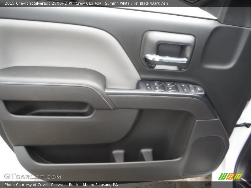 Summit White / Jet Black/Dark Ash 2015 Chevrolet Silverado 2500HD WT Crew Cab 4x4