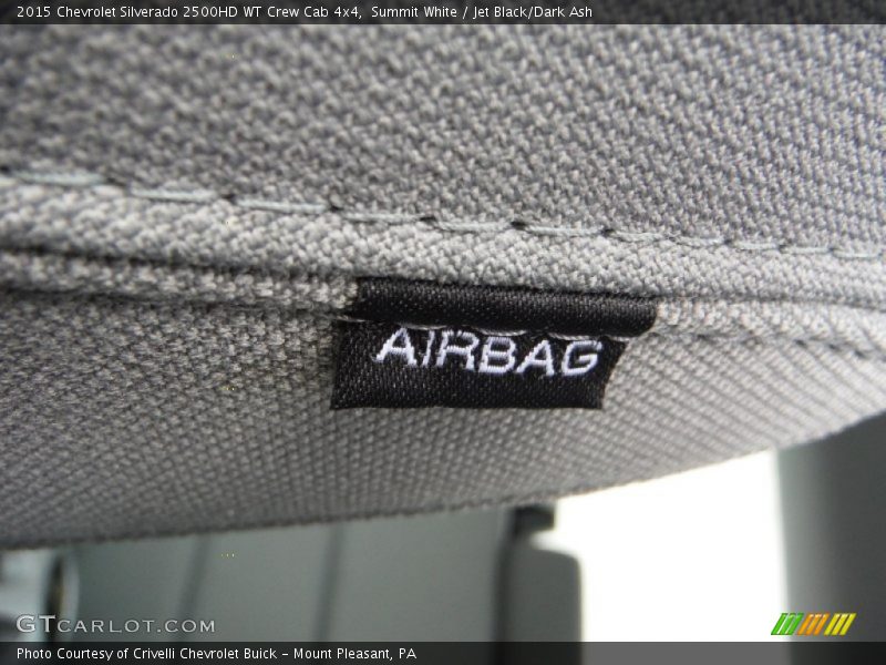 Summit White / Jet Black/Dark Ash 2015 Chevrolet Silverado 2500HD WT Crew Cab 4x4