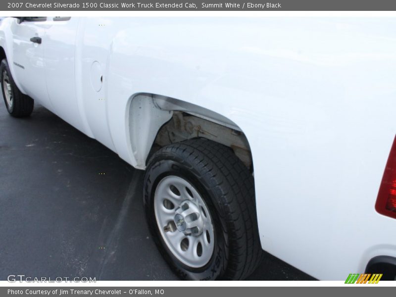 Summit White / Ebony Black 2007 Chevrolet Silverado 1500 Classic Work Truck Extended Cab