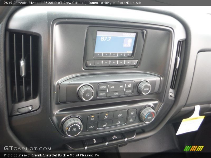 Summit White / Jet Black/Dark Ash 2015 Chevrolet Silverado 2500HD WT Crew Cab 4x4