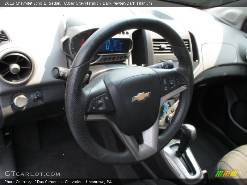 Cyber Gray Metallic / Dark Pewter/Dark Titanium 2013 Chevrolet Sonic LT Sedan