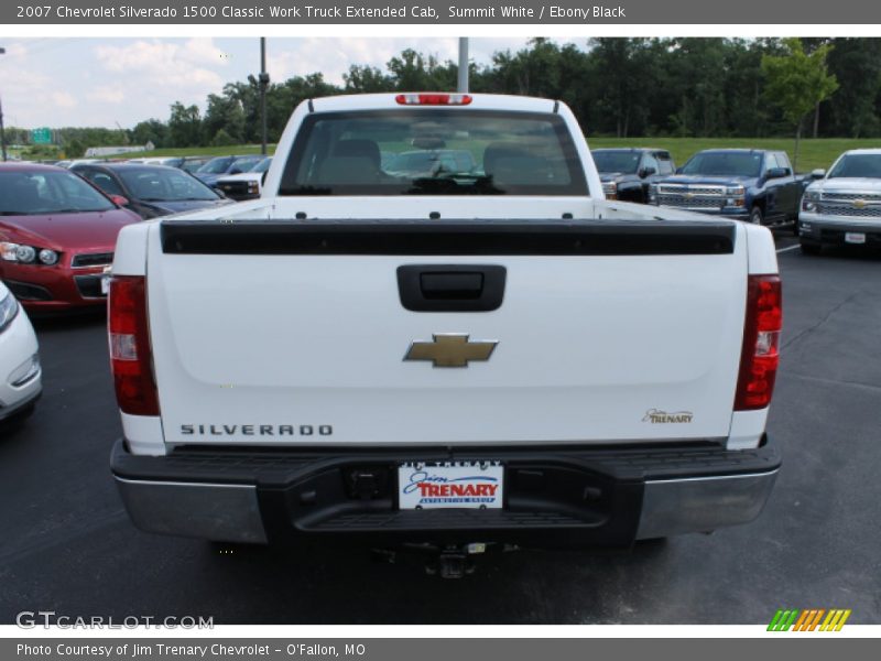 Summit White / Ebony Black 2007 Chevrolet Silverado 1500 Classic Work Truck Extended Cab