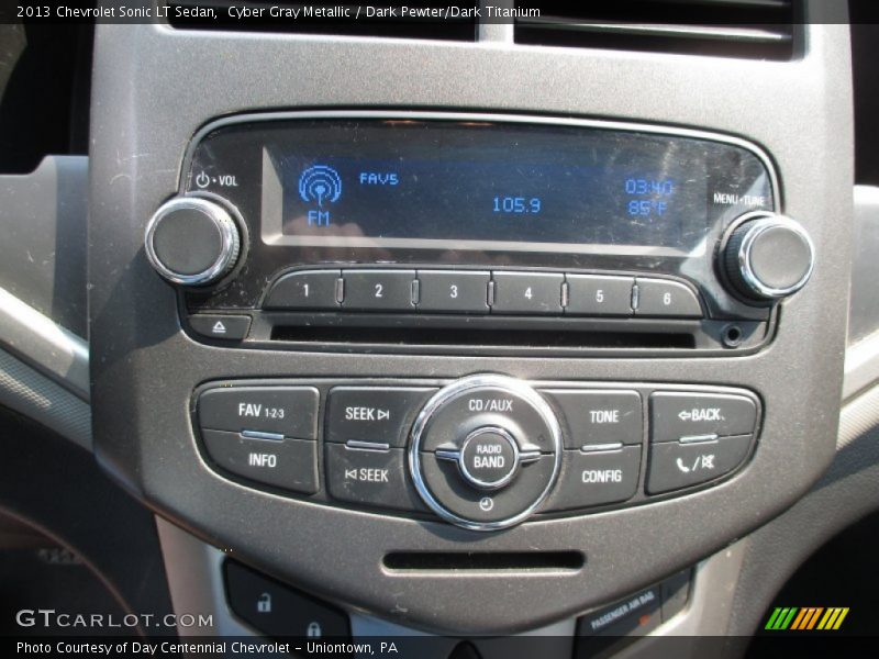 Cyber Gray Metallic / Dark Pewter/Dark Titanium 2013 Chevrolet Sonic LT Sedan