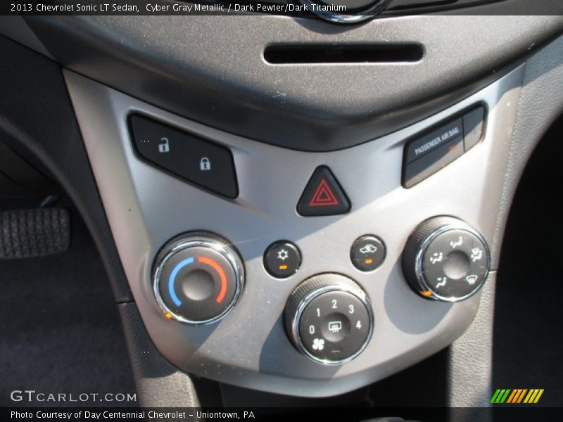 Cyber Gray Metallic / Dark Pewter/Dark Titanium 2013 Chevrolet Sonic LT Sedan