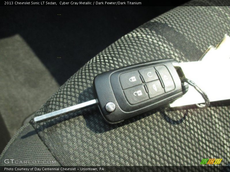 Cyber Gray Metallic / Dark Pewter/Dark Titanium 2013 Chevrolet Sonic LT Sedan
