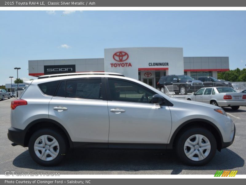 Classic Silver Metallic / Ash 2015 Toyota RAV4 LE