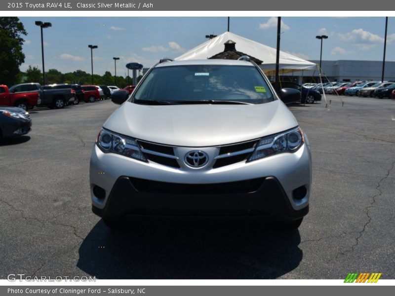 Classic Silver Metallic / Ash 2015 Toyota RAV4 LE