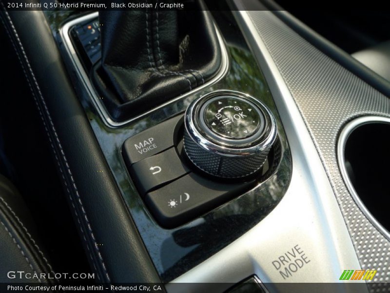 Black Obsidian / Graphite 2014 Infiniti Q 50 Hybrid Premium