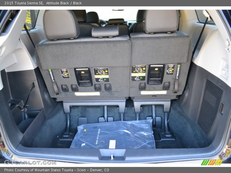 Attitude Black / Black 2015 Toyota Sienna SE