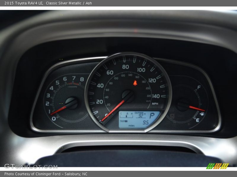 Classic Silver Metallic / Ash 2015 Toyota RAV4 LE