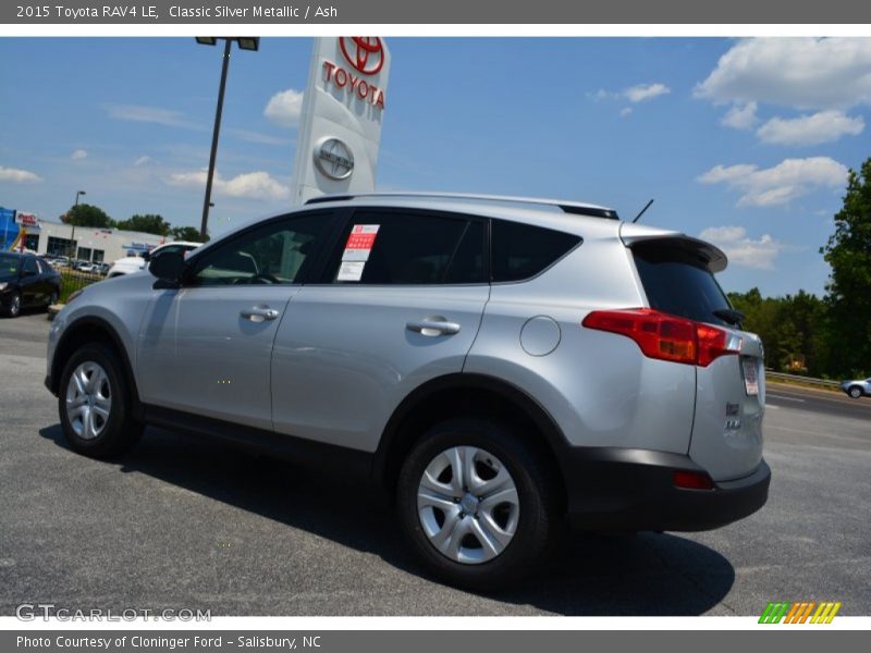 Classic Silver Metallic / Ash 2015 Toyota RAV4 LE