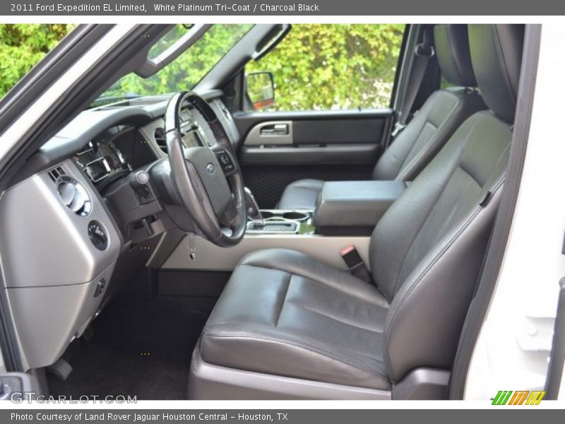 White Platinum Tri-Coat / Charcoal Black 2011 Ford Expedition EL Limited