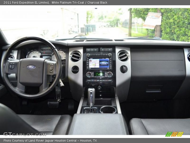 White Platinum Tri-Coat / Charcoal Black 2011 Ford Expedition EL Limited