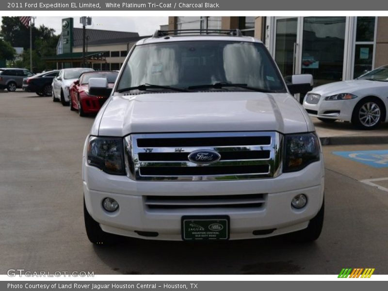 White Platinum Tri-Coat / Charcoal Black 2011 Ford Expedition EL Limited