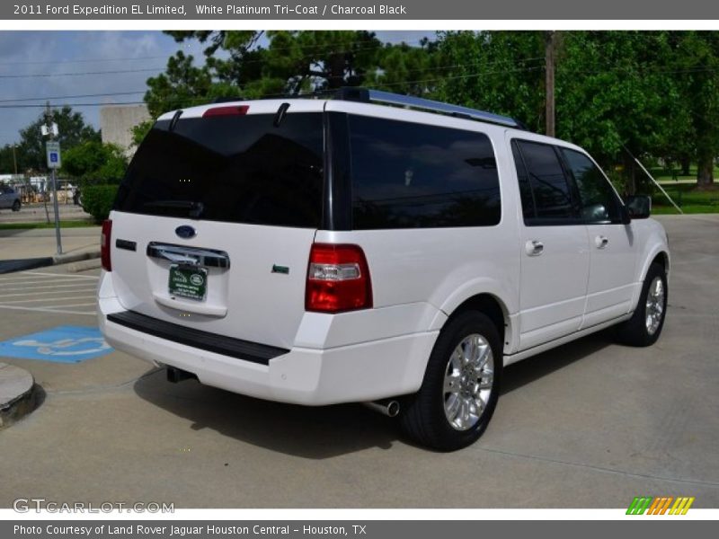White Platinum Tri-Coat / Charcoal Black 2011 Ford Expedition EL Limited