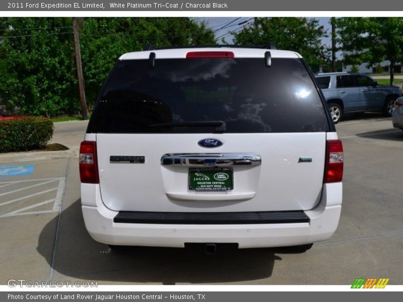 White Platinum Tri-Coat / Charcoal Black 2011 Ford Expedition EL Limited