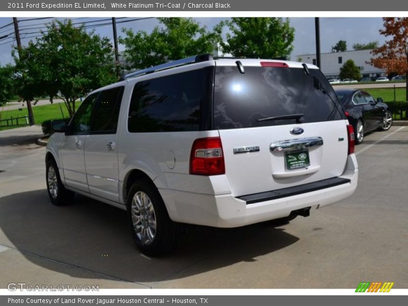 White Platinum Tri-Coat / Charcoal Black 2011 Ford Expedition EL Limited
