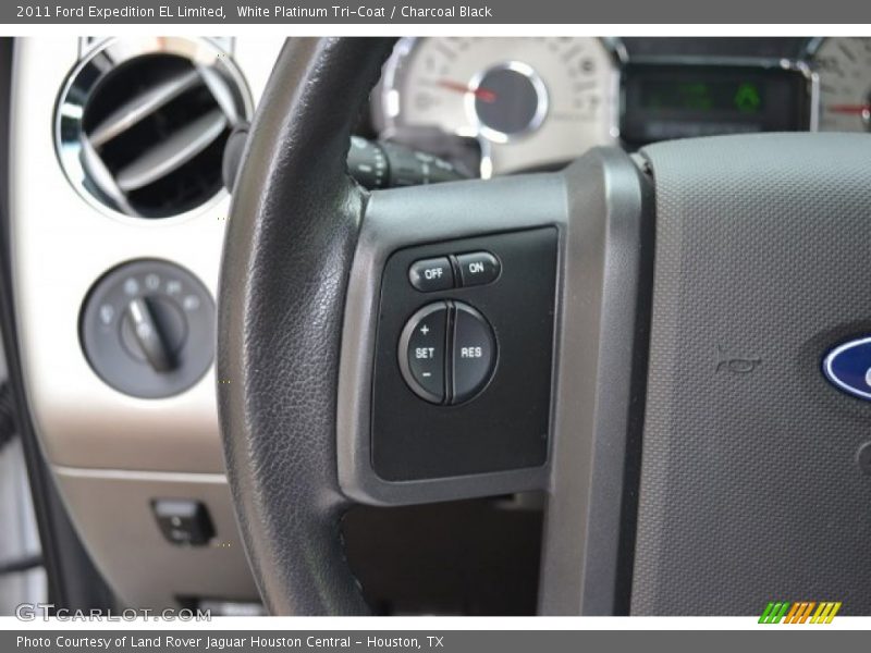 White Platinum Tri-Coat / Charcoal Black 2011 Ford Expedition EL Limited