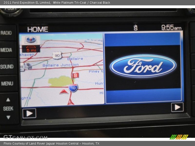 White Platinum Tri-Coat / Charcoal Black 2011 Ford Expedition EL Limited
