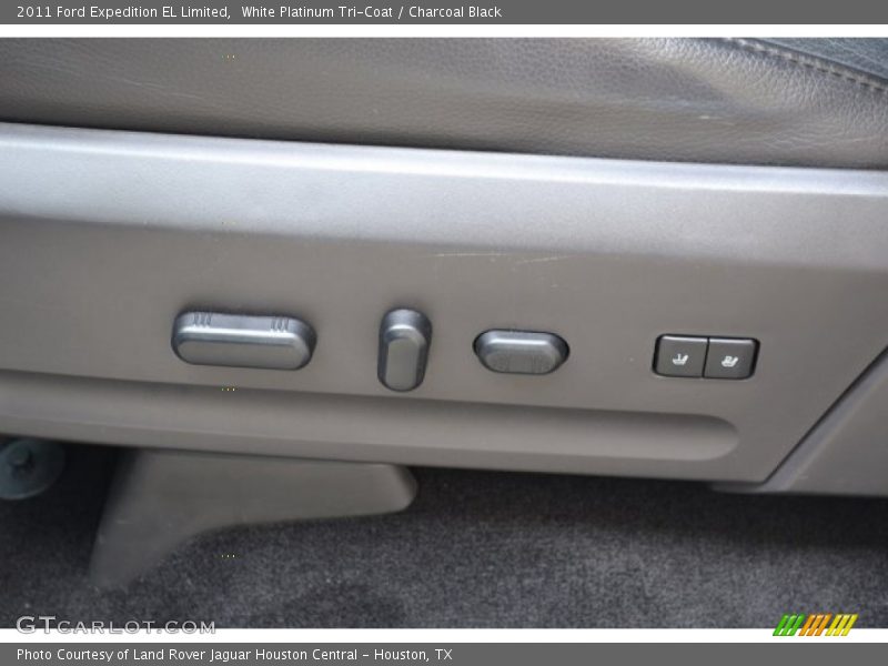 White Platinum Tri-Coat / Charcoal Black 2011 Ford Expedition EL Limited