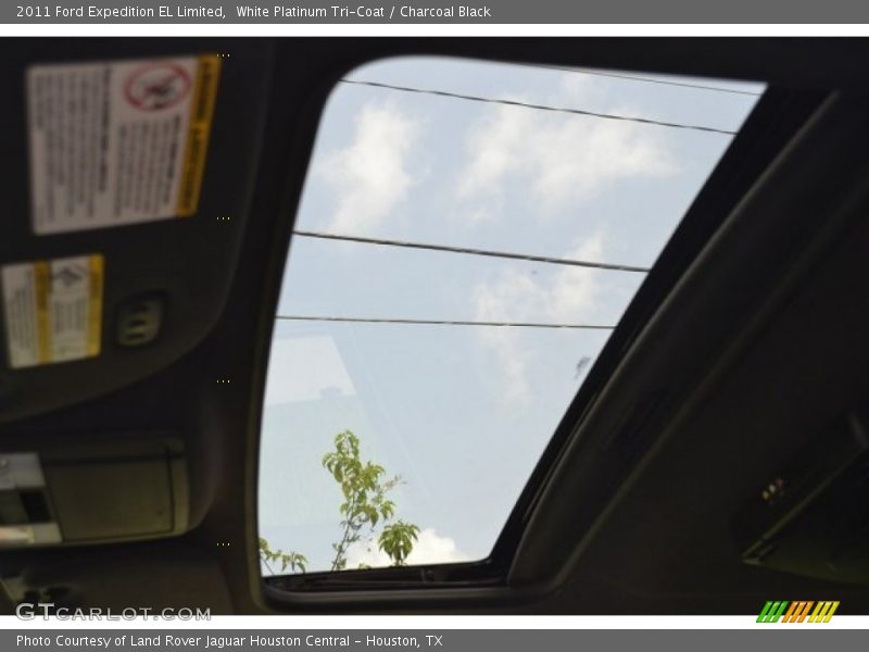 White Platinum Tri-Coat / Charcoal Black 2011 Ford Expedition EL Limited