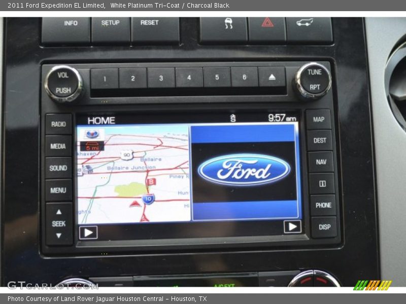 White Platinum Tri-Coat / Charcoal Black 2011 Ford Expedition EL Limited