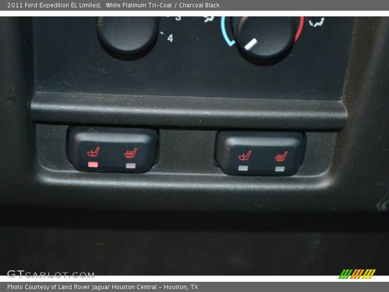 White Platinum Tri-Coat / Charcoal Black 2011 Ford Expedition EL Limited