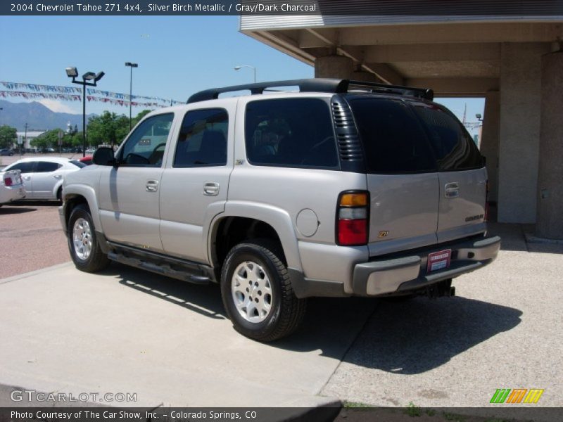 Silver Birch Metallic / Gray/Dark Charcoal 2004 Chevrolet Tahoe Z71 4x4
