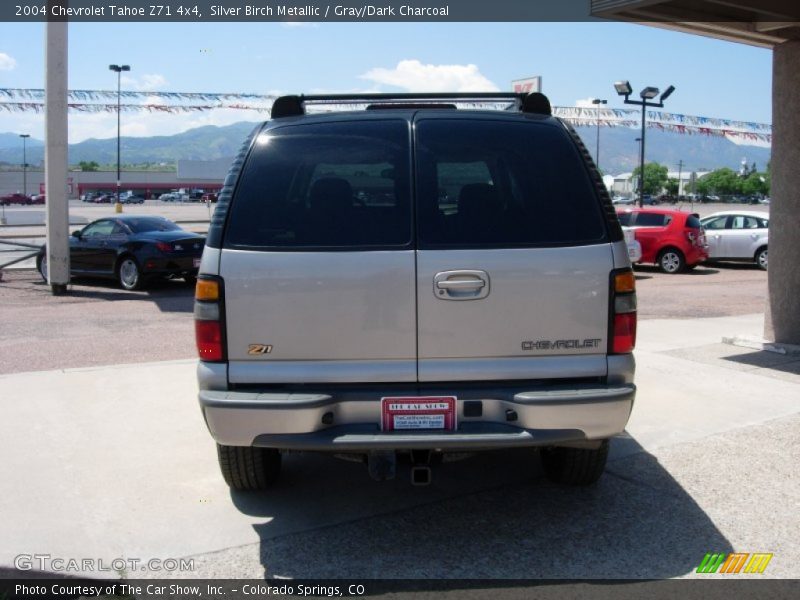 Silver Birch Metallic / Gray/Dark Charcoal 2004 Chevrolet Tahoe Z71 4x4