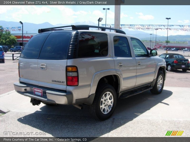 Silver Birch Metallic / Gray/Dark Charcoal 2004 Chevrolet Tahoe Z71 4x4