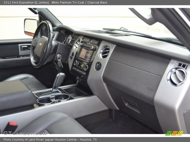 White Platinum Tri-Coat / Charcoal Black 2011 Ford Expedition EL Limited