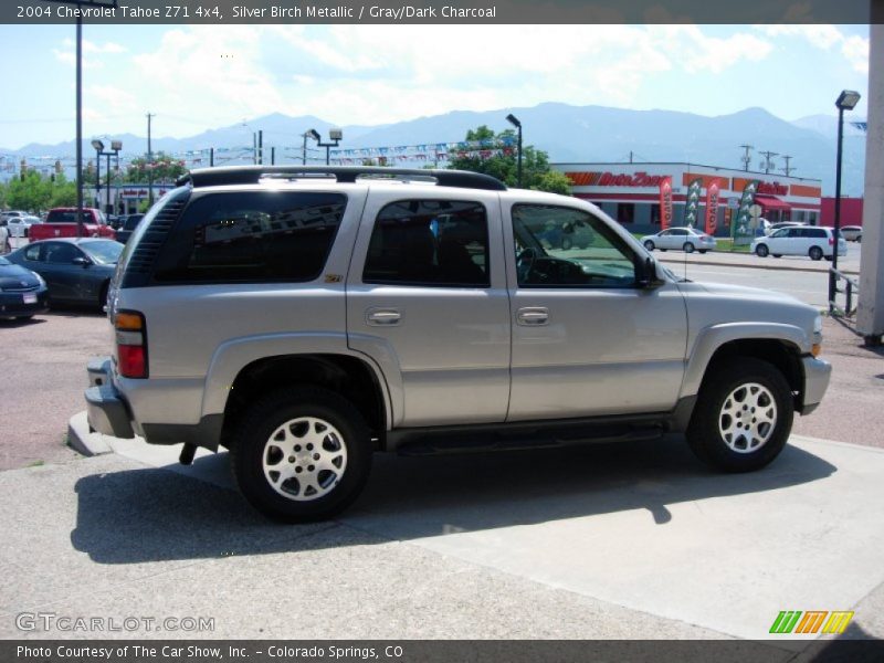 Silver Birch Metallic / Gray/Dark Charcoal 2004 Chevrolet Tahoe Z71 4x4