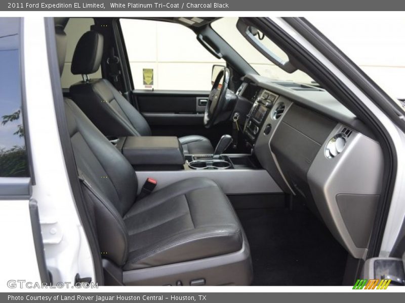 White Platinum Tri-Coat / Charcoal Black 2011 Ford Expedition EL Limited