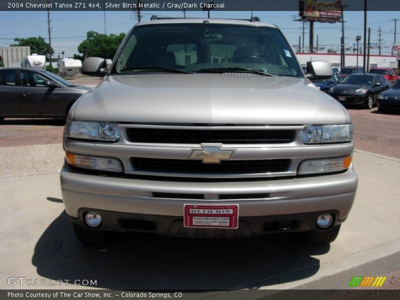 Silver Birch Metallic / Gray/Dark Charcoal 2004 Chevrolet Tahoe Z71 4x4