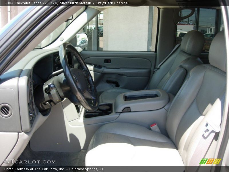 Silver Birch Metallic / Gray/Dark Charcoal 2004 Chevrolet Tahoe Z71 4x4