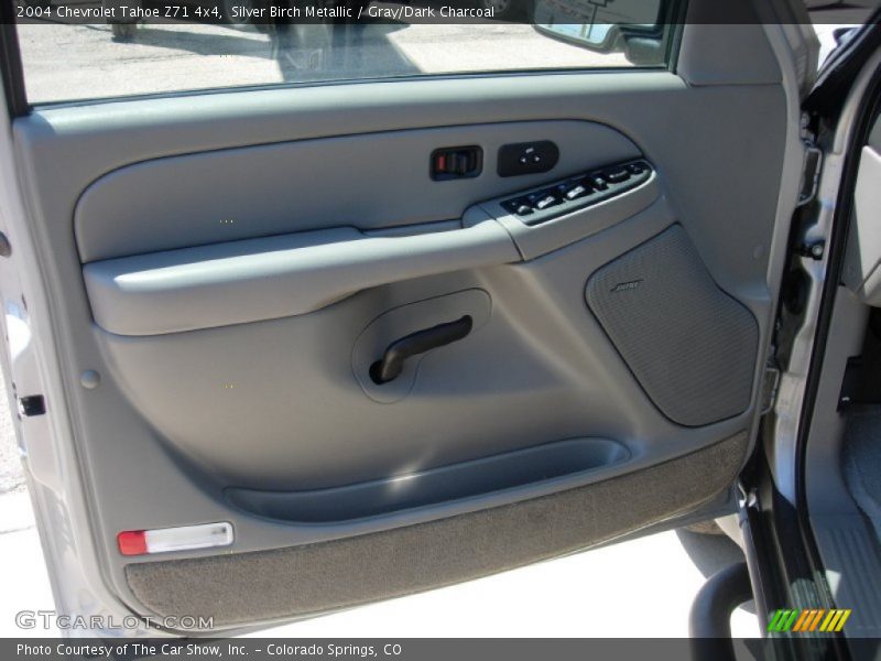 Silver Birch Metallic / Gray/Dark Charcoal 2004 Chevrolet Tahoe Z71 4x4