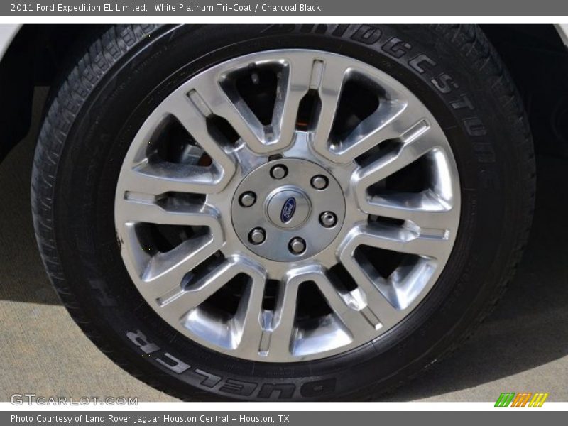 White Platinum Tri-Coat / Charcoal Black 2011 Ford Expedition EL Limited