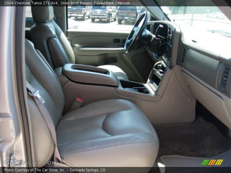 Silver Birch Metallic / Gray/Dark Charcoal 2004 Chevrolet Tahoe Z71 4x4