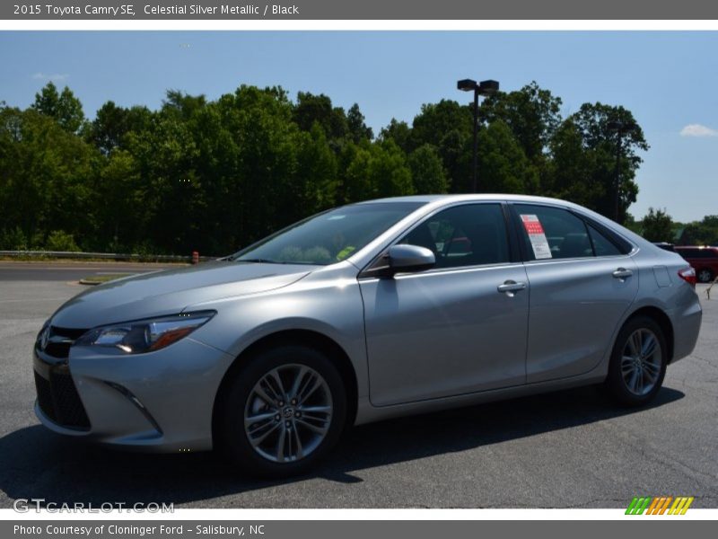 Celestial Silver Metallic / Black 2015 Toyota Camry SE