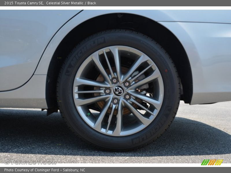 Celestial Silver Metallic / Black 2015 Toyota Camry SE