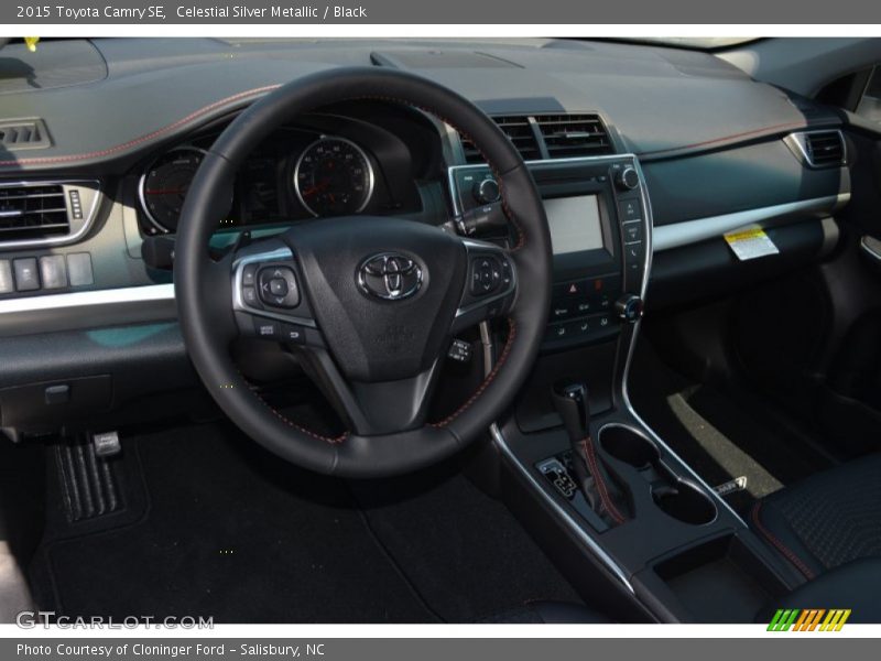 Celestial Silver Metallic / Black 2015 Toyota Camry SE