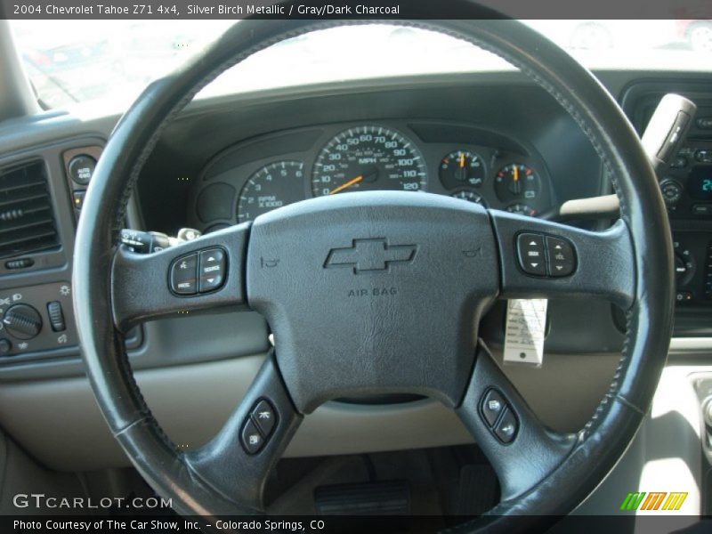 Silver Birch Metallic / Gray/Dark Charcoal 2004 Chevrolet Tahoe Z71 4x4