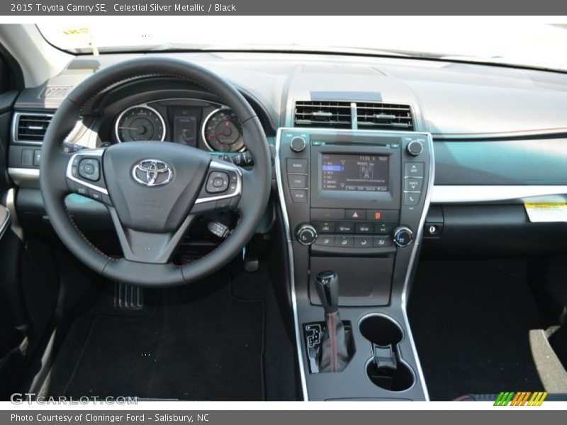 Celestial Silver Metallic / Black 2015 Toyota Camry SE