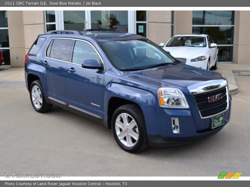 Steel Blue Metallic / Jet Black 2011 GMC Terrain SLE